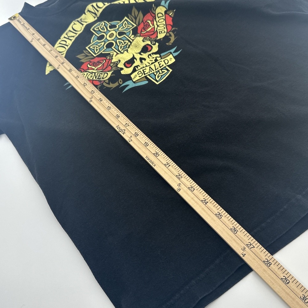 Dropkick Murphys World Tour Signed & Sealed In‎ Blood T-Shirt Black USA Tag XL - Picture 9 of 10